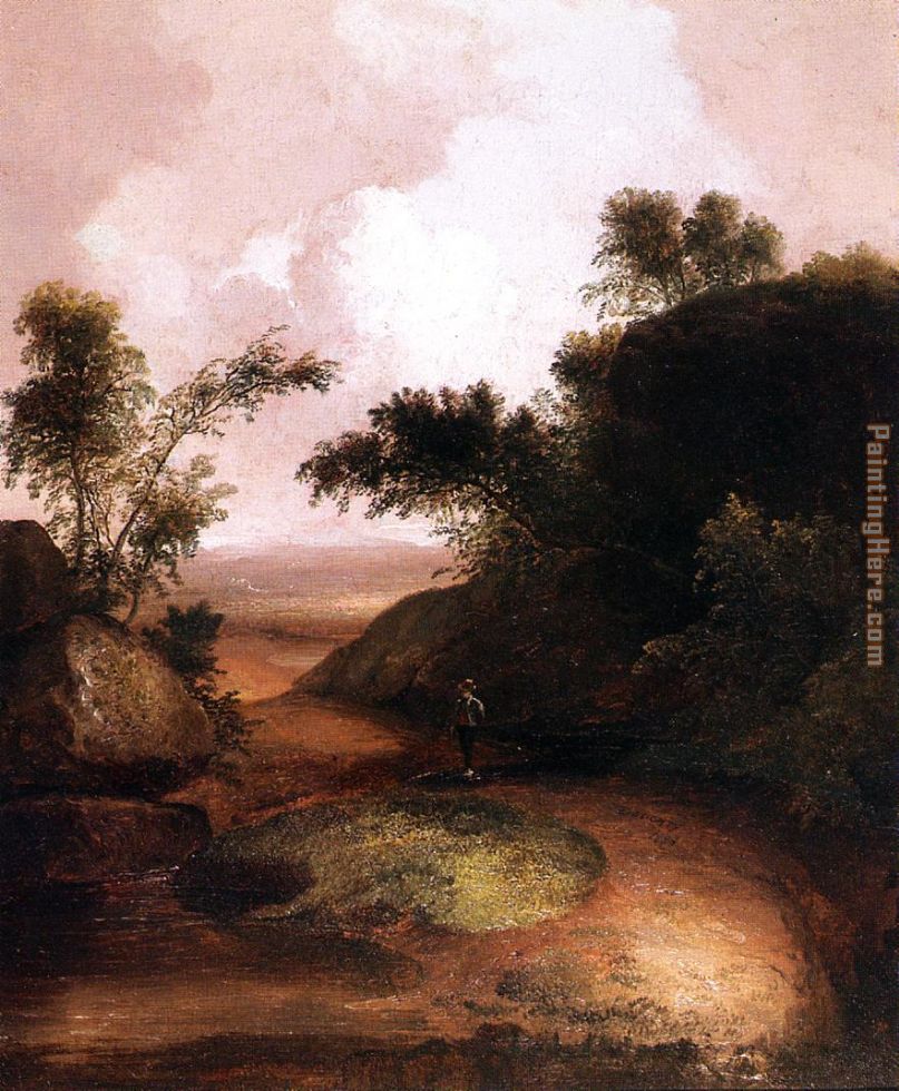Thomas Doughty Landscape with Figure